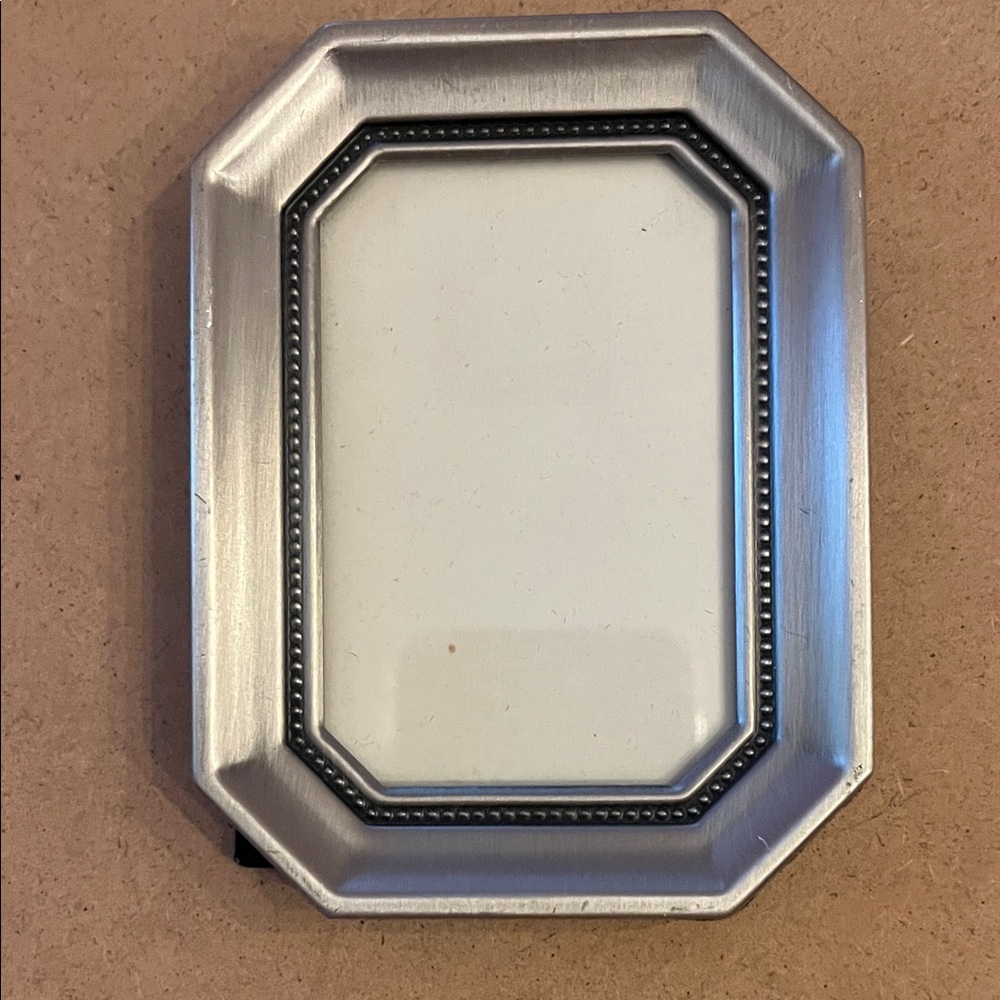 Silver Octagonal Photo Frame